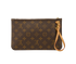 Neverfull Pouch, &pound;350, Handbags, Beige/Brown, Canvas, Back view